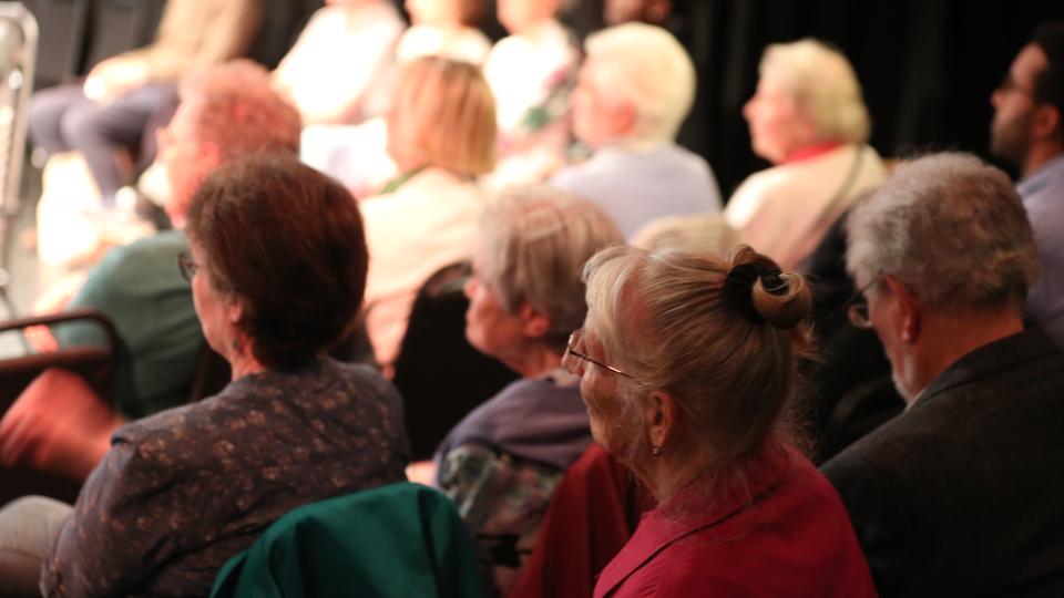The audience at the dementia-friendly opera