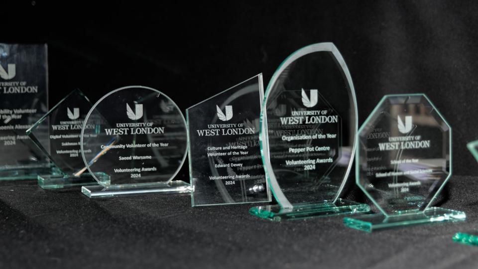 Awards at the University of West London Volunteering Awards