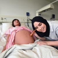 Lucina, a high tech birthing simulator